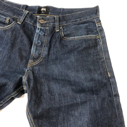 【現状渡し品】【メンズ】 STUSSY ステューシー SELVEDGE BUTTONFLY DENIM PANTS セルビッジ ボタンフライ デニムパンツ ボトムス ジーンズ 153-250801-KS-09-tei サイズ：32 カラー：インディゴ 万代Net店