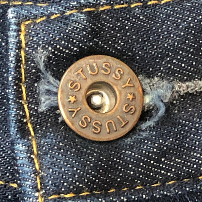 【現状渡し品】【メンズ】 STUSSY ステューシー SELVEDGE BUTTONFLY DENIM PANTS セルビッジ ボタンフライ デニムパンツ ボトムス ジーンズ 153-250801-KS-09-tei サイズ：32 カラー：インディゴ 万代Net店