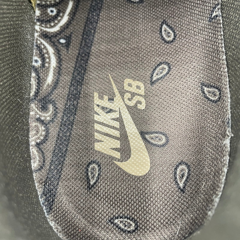 【中古品】【メンズ】 NIKE SB ナイキ スケートボーディング × TRAVIS SCOTT トラヴィス・スコット 別注 コラボ DUNK LOW PRM QS CT5053-001 ダンクロー プレミアム クイックストライク スニーカー 靴 160-250806-kk-04-tei カラー：BLACK/BLACKｰPARACHUTE BEIGE 万代Net店