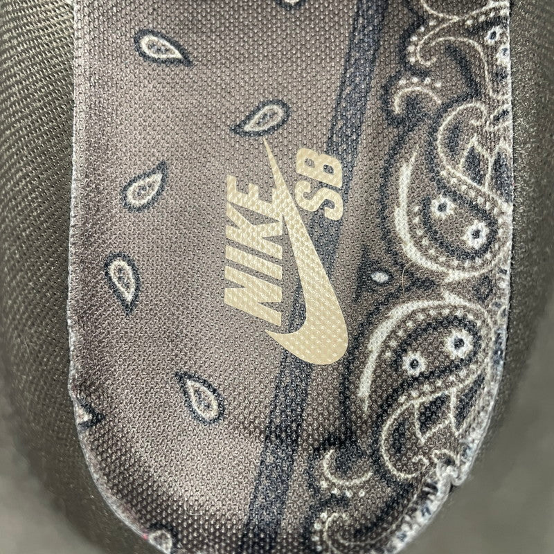 【中古品】【メンズ】 NIKE SB ナイキ スケートボーディング × TRAVIS SCOTT トラヴィス・スコット 別注 コラボ DUNK LOW PRM QS CT5053-001 ダンクロー プレミアム クイックストライク スニーカー 靴 160-250806-kk-04-tei カラー：BLACK/BLACKｰPARACHUTE BEIGE 万代Net店