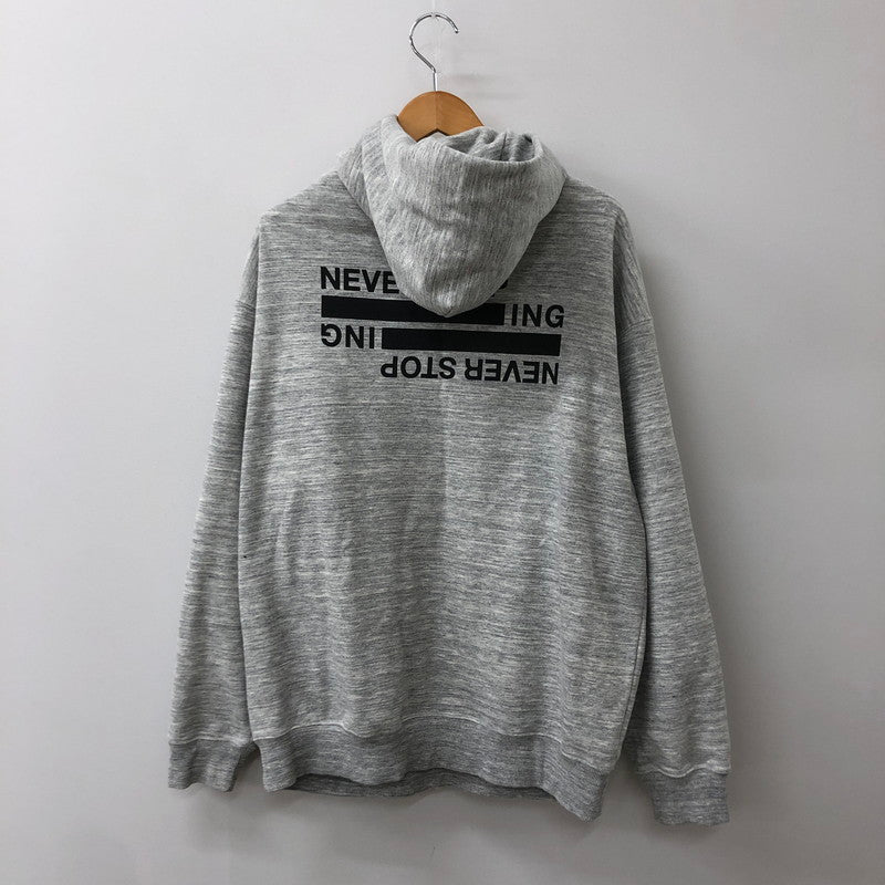 【中古品】【メンズ】 THE NORTH FACE ザ・ノースフェイス NEVER STOP ING HOODIE NT12443 ネバーストップ アイエヌジー フーディ トップス プルオーバー パーカー 144-250803-ts-10-tei サイズ：L カラー：ミックスグレー 万代Net店