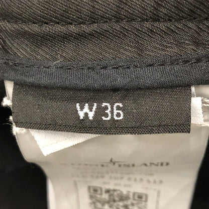 【中古品】【メンズ】 STONE ISLAND ストーンアイランド ORGANIC COTTON SATIN STRETCH CARGO PANTS 811533908 オーガニック コットン サテン ストレッチ カーゴパンツ ボトムス 152-250804-ts-09-fuz サイズ：36 カラー：ブラック 万代Net店