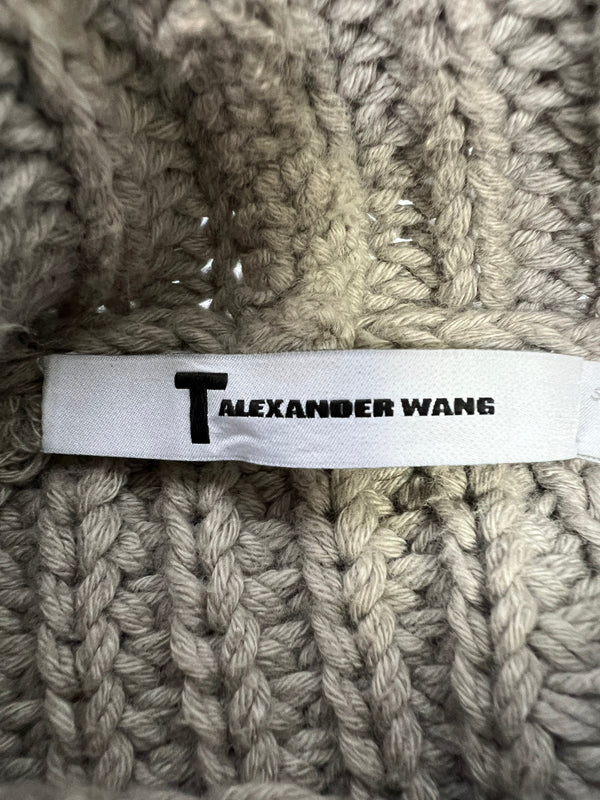 【中古品】【メンズ】 T by ALEXANDER WANG ティーバイ アレキサンダーワン LA3360 TURTLE LS KNIT ニット セーター 141-260921-AS-13-hon サイズ：S カラー：グレー 万代Net店