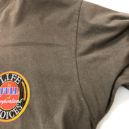 【中古品】【メンズ】 GILDAN ギルダン 90’s CIGARS "LIFE IOS FULL OF IMPORTANT CHOICES" TEE 90年代 シガーズ Tシャツ 半袖 トップス 145-250803-ts-15-tei サイズ：XL カラー：オリーブ 万代Net店