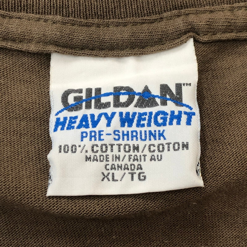 【中古品】【メンズ】 GILDAN ギルダン 90’s CIGARS "LIFE IOS FULL OF IMPORTANT CHOICES" TEE 90年代 シガーズ Tシャツ 半袖 トップス 145-250803-ts-15-tei サイズ：XL カラー：オリーブ 万代Net店