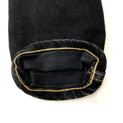 【中古品】【レディース】 R.H Vintage ロンハーマンヴィンテージ BLACK STRETCH DENIM PANTS 3410600200 1079 ブラック ステッチ デニムパンツ ボトムス 168-250806-KS-21-tei サイズ：24 カラー：ブラック 万代Net店