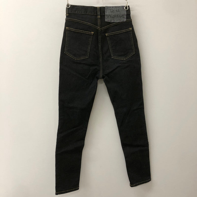 【中古品】【レディース】 R.H Vintage ロンハーマンヴィンテージ BLACK STRETCH DENIM PANTS 3410600200 1079 ブラック ステッチ デニムパンツ ボトムス 168-250806-KS-21-tei サイズ：24 カラー：ブラック 万代Net店