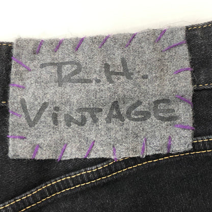 【中古品】【レディース】 R.H Vintage ロンハーマンヴィンテージ BLACK STRETCH DENIM PANTS 3410600200 1079 ブラック ステッチ デニムパンツ ボトムス 168-250806-KS-21-tei サイズ：24 カラー：ブラック 万代Net店