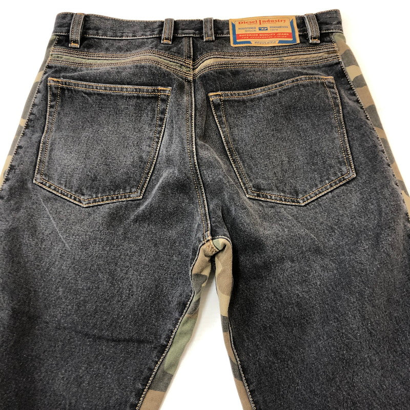 【中古品】【レディース】 DIESEL ディーゼル BUTTONFLY DENIM PANTS D-MAND-FS A05615 ボタンフライ デニムパンツ ボトムス ジーンズ 152-250804-KS-23-tei サイズ：28 カラー：ブラック 万代Net店