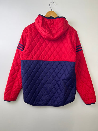 【中古品】【メンズ】 ADIDAS アディダス P26816/JD2027 キルティングジャケット アウター 148-260924-AS-9-hon サイズ：L カラー：レッド/ネイビー 万代Net店