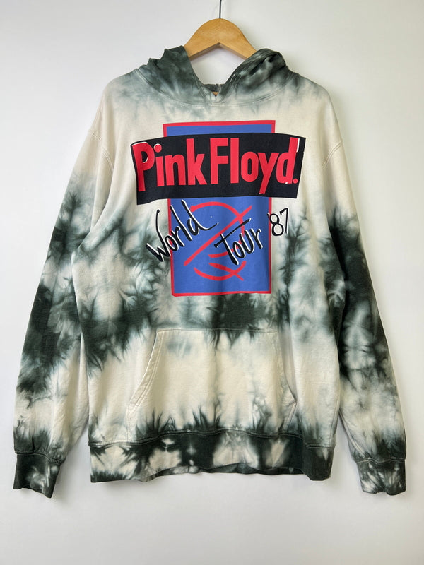 【中古品】【メンズ】 PINK FLOYD ピンクフロイド WORLD TOUR 87 TIE‐DYE GRAPHIC HOODIE プルオーバーパーカー 145-260921-AS-8-hon サイズ：XL カラー：ホワイト/グレー系 万代Net店