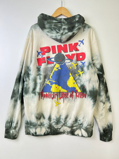 【中古品】【メンズ】 PINK FLOYD ピンクフロイド WORLD TOUR 87 TIE‐DYE GRAPHIC HOODIE プルオーバーパーカー 145-260921-AS-8-hon サイズ：XL カラー：ホワイト/グレー系 万代Net店
