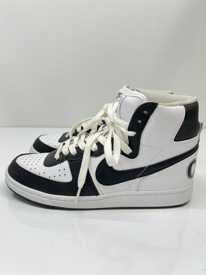 【中古品】【メンズ】 NIKE ナイキ ×COMME DES GARCONS HOMME PLUS コムデギャルソン オムプリュス FD4159-101 TERMINATOR HIGH ターミネーター ハイ スニーカー 160-260924-AS-28-hon サイズ：26cm US8 カラー：WHITE/BLACK 万代Net店