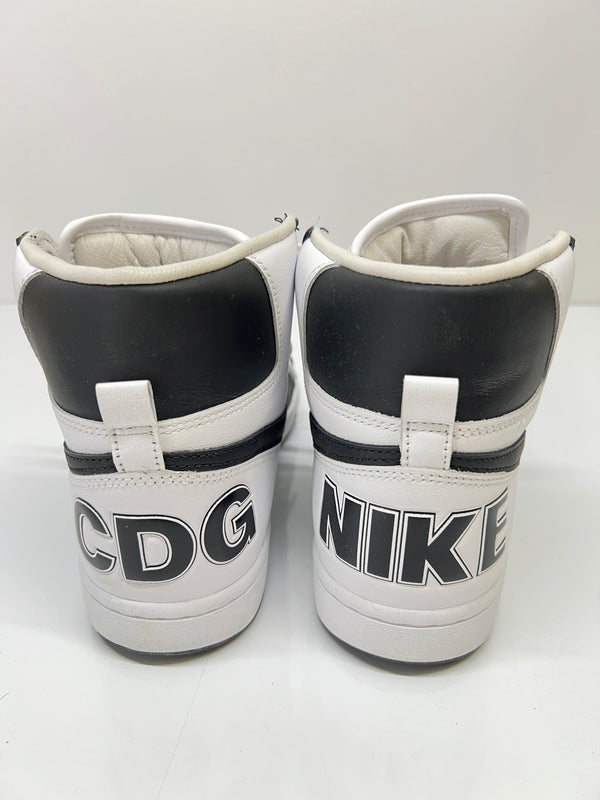 【中古品】【メンズ】 NIKE ナイキ ×COMME DES GARCONS HOMME PLUS コムデギャルソン オムプリュス FD4159-101 TERMINATOR HIGH ターミネーター ハイ スニーカー 160-260924-AS-28-hon サイズ：26cm US8 カラー：WHITE/BLACK 万代Net店