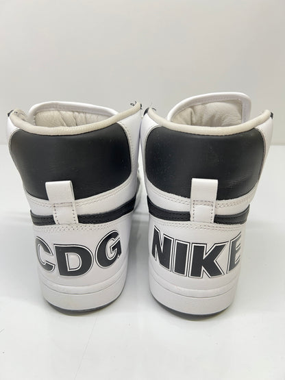 【中古品】【メンズ】 NIKE ナイキ ×COMME DES GARCONS HOMME PLUS コムデギャルソン オムプリュス FD4159-101 TERMINATOR HIGH ターミネーター ハイ スニーカー 160-260924-AS-28-hon サイズ：26cm US8 カラー：WHITE/BLACK 万代Net店