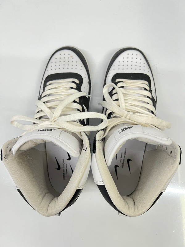 【中古品】【メンズ】 NIKE ナイキ ×COMME DES GARCONS HOMME PLUS コムデギャルソン オムプリュス FD4159-101 TERMINATOR HIGH ターミネーター ハイ スニーカー 160-260924-AS-28-hon サイズ：26cm US8 カラー：WHITE/BLACK 万代Net店