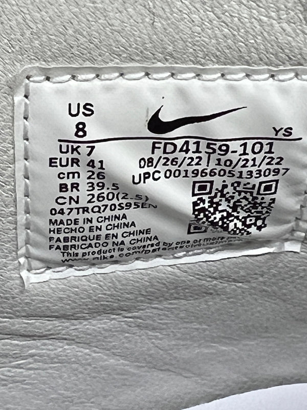 【中古品】【メンズ】 NIKE ナイキ ×COMME DES GARCONS HOMME PLUS コムデギャルソン オムプリュス FD4159-101 TERMINATOR HIGH ターミネーター ハイ スニーカー 160-260924-AS-28-hon サイズ：26cm US8 カラー：WHITE/BLACK 万代Net店