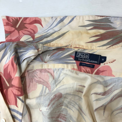 【中古品】【メンズ】 POLO RALPH LAUREN ポロ・ラルフローレン 90’s S/S HAWAIIAN SHIRT 90年代 ショートスリーブ ハワイアンシャツ 半袖 トップス アロハシャツ 147-250804-KS-17-tei サイズ：M カラー：総柄 万代Net店