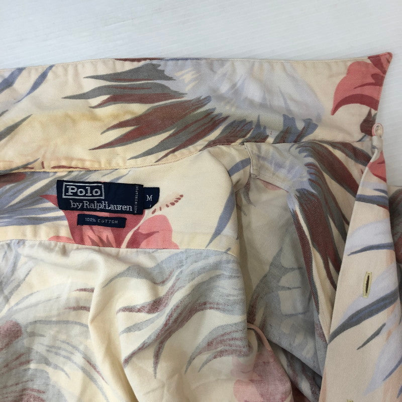 【中古品】【メンズ】 POLO RALPH LAUREN ポロ・ラルフローレン 90’s S/S HAWAIIAN SHIRT 90年代 ショートスリーブ ハワイアンシャツ 半袖 トップス アロハシャツ 147-250804-KS-17-tei サイズ：M カラー：総柄 万代Net店