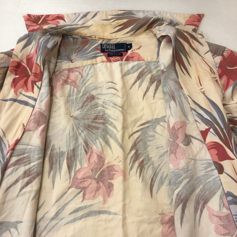 【中古品】【メンズ】 POLO RALPH LAUREN ポロ・ラルフローレン 90’s S/S HAWAIIAN SHIRT 90年代 ショートスリーブ ハワイアンシャツ 半袖 トップス アロハシャツ 147-250804-KS-17-tei サイズ：M カラー：総柄 万代Net店