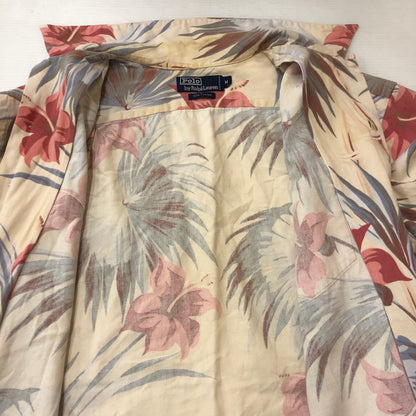 【中古品】【メンズ】 POLO RALPH LAUREN ポロ・ラルフローレン 90’s S/S HAWAIIAN SHIRT 90年代 ショートスリーブ ハワイアンシャツ 半袖 トップス アロハシャツ 147-250804-KS-17-tei サイズ：M カラー：総柄 万代Net店