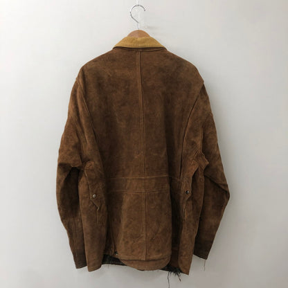 【現状渡し品】【メンズ】 RALPH LAUREN ラルフローレン 90’s SUEDE LEATHER HUNTING JACKET VINTAGE 90年代 スエードレザー ハンティング ジャケット アウター ヴィンテージ 147-250804-KS-19-tei サイズ：L カラー：ブラウン 万代Net店