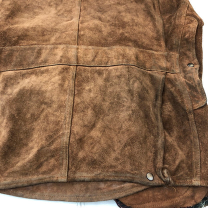 【現状渡し品】【メンズ】 RALPH LAUREN ラルフローレン 90’s SUEDE LEATHER HUNTING JACKET VINTAGE 90年代 スエードレザー ハンティング ジャケット アウター ヴィンテージ 147-250804-KS-19-tei サイズ：L カラー：ブラウン 万代Net店