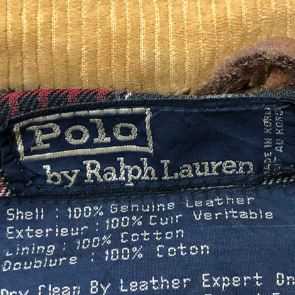 【現状渡し品】【メンズ】 RALPH LAUREN ラルフローレン 90’s SUEDE LEATHER HUNTING JACKET VINTAGE 90年代 スエードレザー ハンティング ジャケット アウター ヴィンテージ 147-250804-KS-19-tei サイズ：L カラー：ブラウン 万代Net店