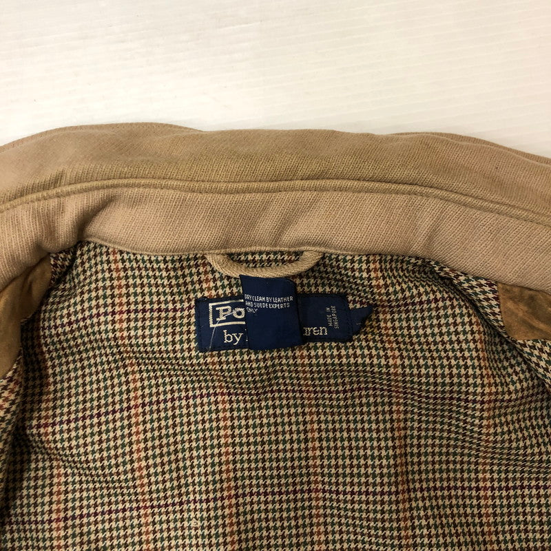 【現状渡し品】【メンズ】 POLO RALPH LAUREN ポロ・ラルフローレン 90’s SUEDE LEATHER JACKET VINTAGE 90年代 スエードレザー ジャケット アウター ヴィンテージ 147-250804-ks-20-fuz サイズ：表記無し カラー：ベージュ 万代Net店