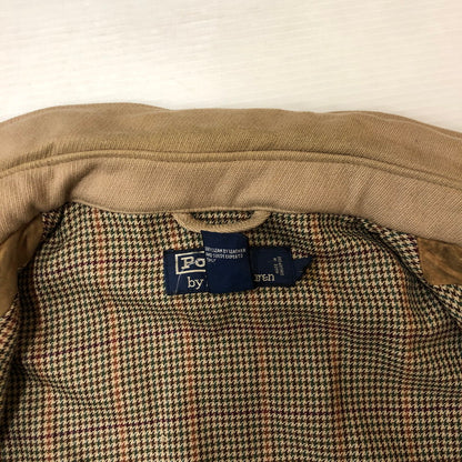 【現状渡し品】【メンズ】 POLO RALPH LAUREN ポロ・ラルフローレン 90’s SUEDE LEATHER JACKET VINTAGE 90年代 スエードレザー ジャケット アウター ヴィンテージ 147-250804-ks-20-fuz サイズ：表記無し カラー：ベージュ 万代Net店