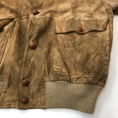 【現状渡し品】【メンズ】 POLO RALPH LAUREN ポロ・ラルフローレン 90’s SUEDE LEATHER JACKET VINTAGE 90年代 スエードレザー ジャケット アウター ヴィンテージ 147-250804-ks-20-fuz サイズ：表記無し カラー：ベージュ 万代Net店