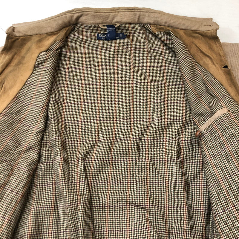 【現状渡し品】【メンズ】 POLO RALPH LAUREN ポロ・ラルフローレン 90’s SUEDE LEATHER JACKET VINTAGE 90年代 スエードレザー ジャケット アウター ヴィンテージ 147-250804-ks-20-fuz サイズ：表記無し カラー：ベージュ 万代Net店