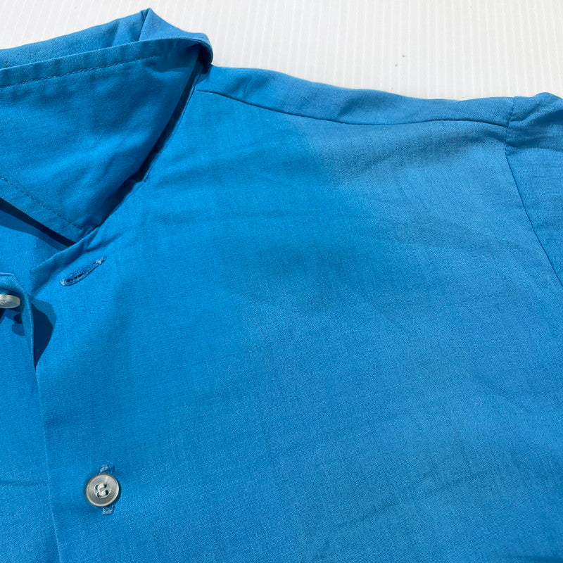 【現状渡し品】【メンズ】 UNKNOWN 70’s VINTAGE S/S SHIRT シャツ 70年代 ヴィンテージ 半袖 トップス 145-260723-sa-10-tei サイズ：不明 カラー：ブルー 万代Net店