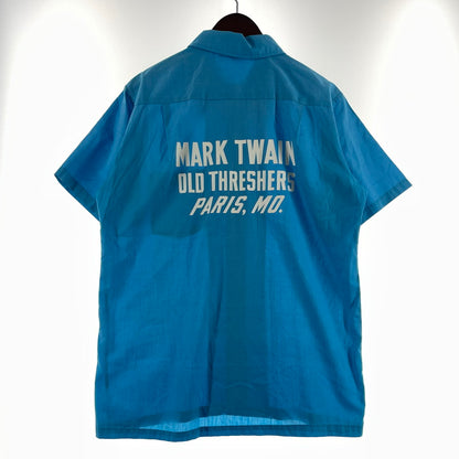 【現状渡し品】【メンズ】 UNKNOWN 70’s VINTAGE S/S SHIRT シャツ 70年代 ヴィンテージ 半袖 トップス 145-260723-sa-10-tei サイズ：不明 カラー：ブルー 万代Net店