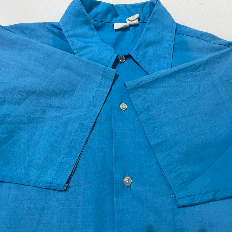 【現状渡し品】【メンズ】 UNKNOWN 70’s VINTAGE S/S SHIRT シャツ 70年代 ヴィンテージ 半袖 トップス 145-260723-sa-10-tei サイズ：不明 カラー：ブルー 万代Net店