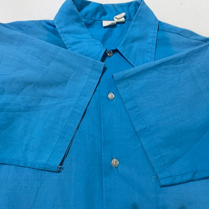【現状渡し品】【メンズ】 UNKNOWN 70’s VINTAGE S/S SHIRT シャツ 70年代 ヴィンテージ 半袖 トップス 145-260723-sa-10-tei サイズ：不明 カラー：ブルー 万代Net店