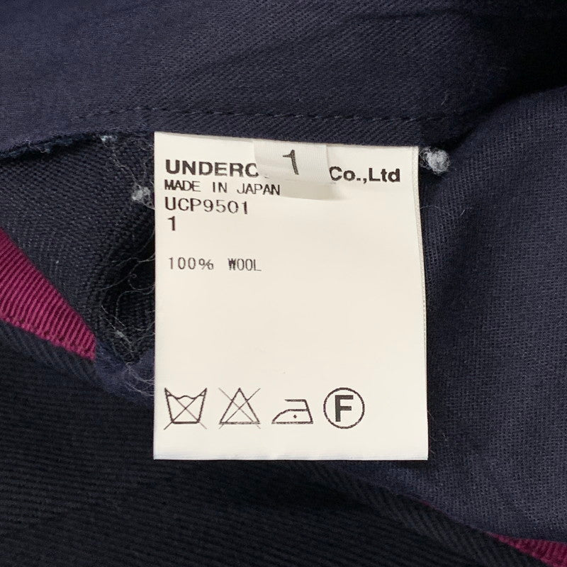 【中古品】【メンズ】 UNDERCOVER アンダーカバー WOOL SLACKS PANTS UCP9501 ウール スラックス パンツ ボトムス 151-260124-yy-28-tei サイズ：1 カラー：ブラック 万代Net店