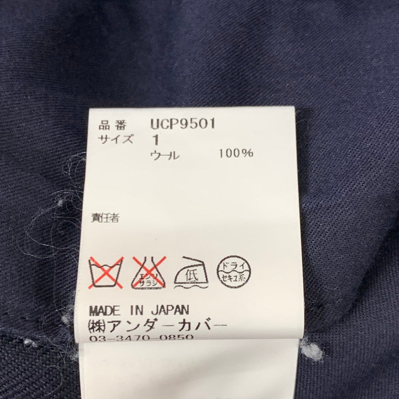 【中古品】【メンズ】 UNDERCOVER アンダーカバー WOOL SLACKS PANTS UCP9501 ウール スラックス パンツ ボトムス 151-260124-yy-28-tei サイズ：1 カラー：ブラック 万代Net店