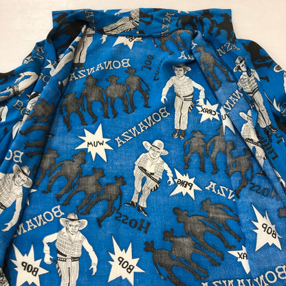 【中古品】【メンズ】 UNKNOWN USED 50’s～60’s ITALIAN COLLAR LOGO SHIRT VINTAGE 50～60年代 イタリアンカラー ロゴ シャツ 半袖 トップス ヴィンテージ 145-250806-KS-13-tei サイズ：48 カラー：ブルー 万代Net店