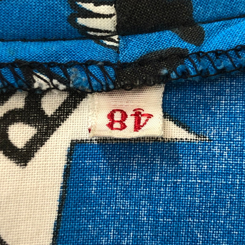 【中古品】【メンズ】 UNKNOWN USED 50’s～60’s ITALIAN COLLAR LOGO SHIRT VINTAGE 50～60年代 イタリアンカラー ロゴ シャツ 半袖 トップス ヴィンテージ 145-250806-KS-13-tei サイズ：48 カラー：ブルー 万代Net店
