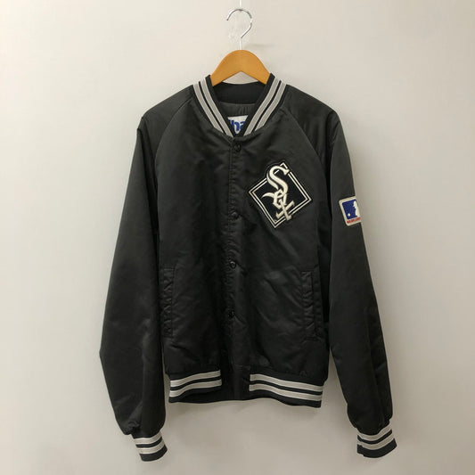 【中古品】【メンズ】 Chalk Line チョークライン 90’s MLB WHITE SOX STADIUM JACKET 90年代 メジャーリーグベースボール シカゴ・ホワイトソックス スタジアムジャケット アウター USA製 145-250806-KS-12-tei サイズ：L カラー：ブラック 万代Net店