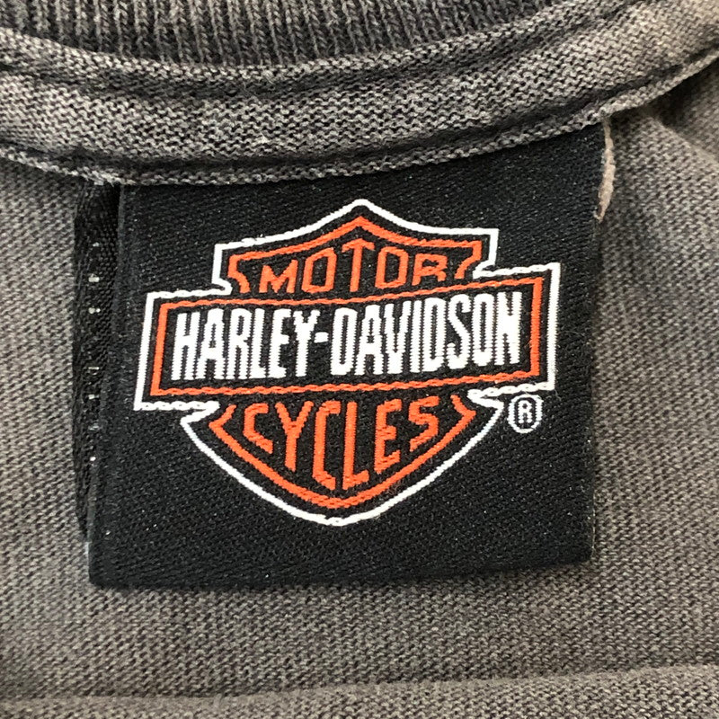 【現状渡し品】【メンズ】 HARLEY DAVIDSON ハーレーダビッドソン 00’s POCKET TEE COMPANY OF THE FUTURE 2000年代 ポケット Tシャツ カンパニーオブザフューチャー トップス 半袖 145-260308-gm-35-fuz サイズ：表記無し カラー：グレー 万代Net店