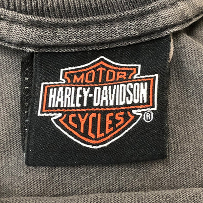 【現状渡し品】【メンズ】 HARLEY DAVIDSON ハーレーダビッドソン 00’s POCKET TEE COMPANY OF THE FUTURE 2000年代 ポケット Tシャツ カンパニーオブザフューチャー トップス 半袖 145-260308-gm-35-fuz サイズ：表記無し カラー：グレー 万代Net店