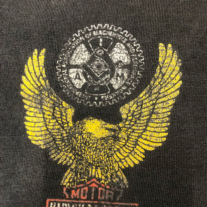 【現状渡し品】【メンズ】 HARLEY DAVIDSON ハーレーダビッドソン 00’s POCKET TEE COMPANY OF THE FUTURE 2000年代 ポケット Tシャツ カンパニーオブザフューチャー トップス 半袖 145-260308-gm-35-fuz サイズ：表記無し カラー：グレー 万代Net店