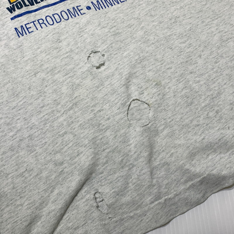 【現状渡し品】【メンズ】 FRUIT OF THE LOOM フルーツオブザルーム 90's NCAA FINAL FOUR BASKETBALL TEE 90年代 ファイナルフォー バスケットボール Tシャツ 半袖 トップス 145-260703-yo-04-tei サイズ：XL カラー：ホワイト 万代Net店