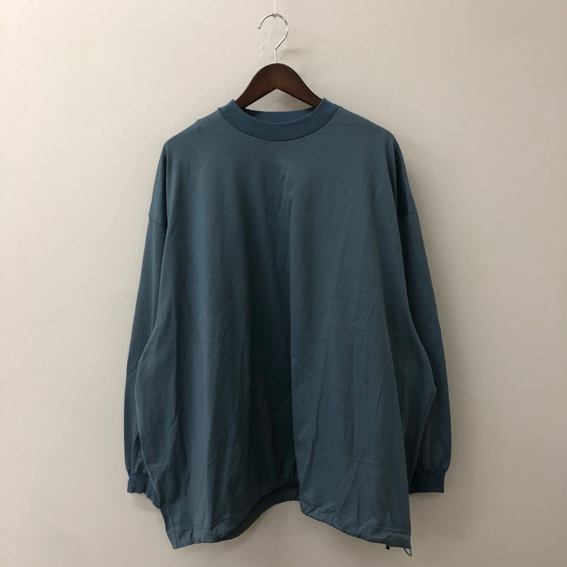 【中古品】【メンズ】 is-ness イズネス BALLOON DRAW CORD TEE L/S バルーン ドローコード Tシャツ ロングスリーブ トップス 長袖 140-250816-ts-09-tei サイズ：L カラー：ブルー 万代Net店