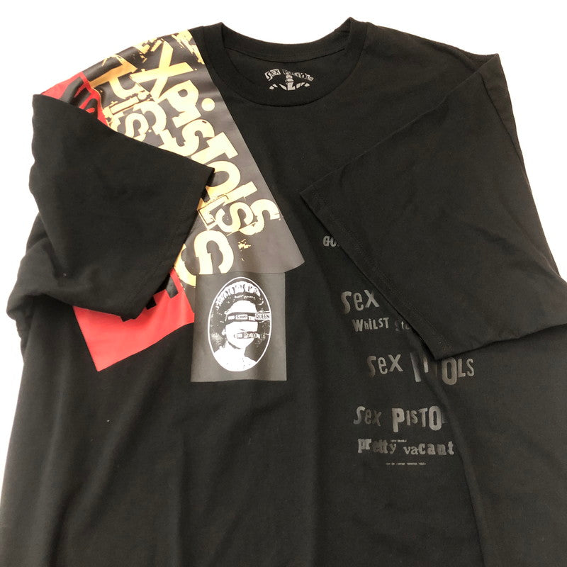 【中古品】【メンズ】 MASTERMIND マスターマインド WORLD SEX PISTOLS GOD SAVE THE QUEEN TEE ワールドセックスピストルズ ゴッドセーブ ザ クイーン Tシャツ トップス 半袖 145-250805-ts-14-tei サイズ：S カラー：ブラック 万代Net店