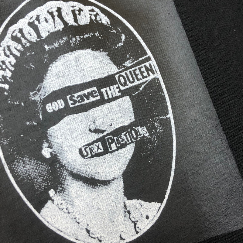 【中古品】【メンズ】 MASTERMIND マスターマインド WORLD SEX PISTOLS GOD SAVE THE QUEEN TEE ワールドセックスピストルズ ゴッドセーブ ザ クイーン Tシャツ トップス 半袖 145-250805-ts-14-tei サイズ：S カラー：ブラック 万代Net店