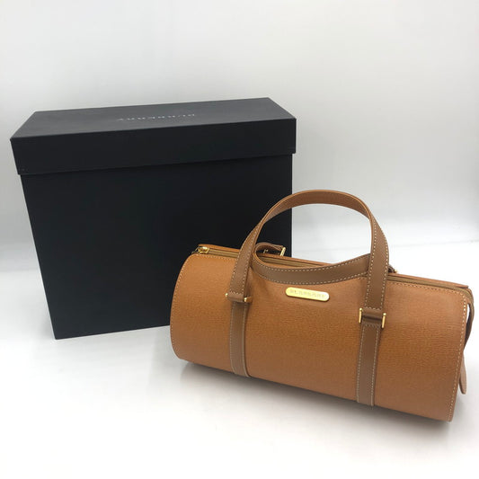 【中古品】【メンズ/レディース】 BURBERRY バーバリー LEATHER HAND BAG MINI BOSTON レザー ハンドバッグ ミニボストン カバン 188-250816-ts-01-tei カラー：ブラウン 万代Net店