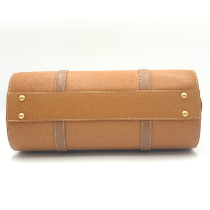 【中古品】【メンズ/レディース】 BURBERRY バーバリー LEATHER HAND BAG MINI BOSTON レザー ハンドバッグ ミニボストン カバン 188-250816-ts-01-tei カラー：ブラウン 万代Net店